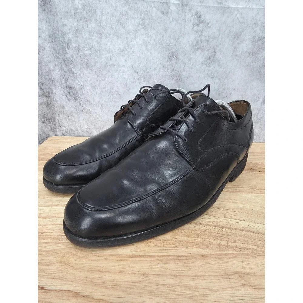 Johnston & Murphy Derby Shoes Men 11 M Sheepskin Leather Lace Up Oxford 59-13505